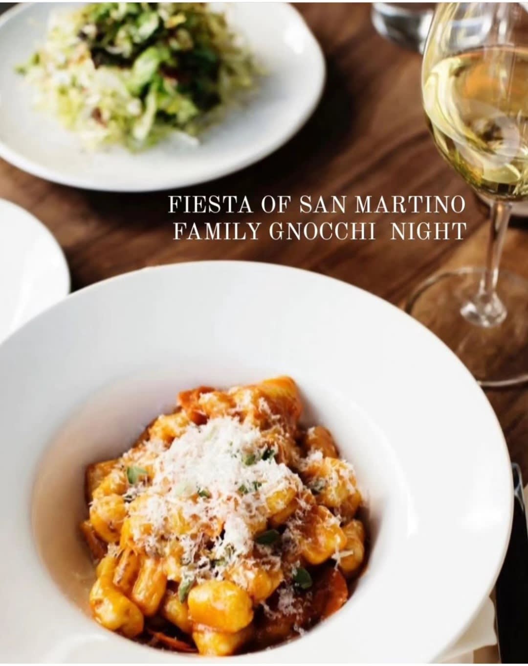 Fiesta of San Martino Gnocchi Night Dinner